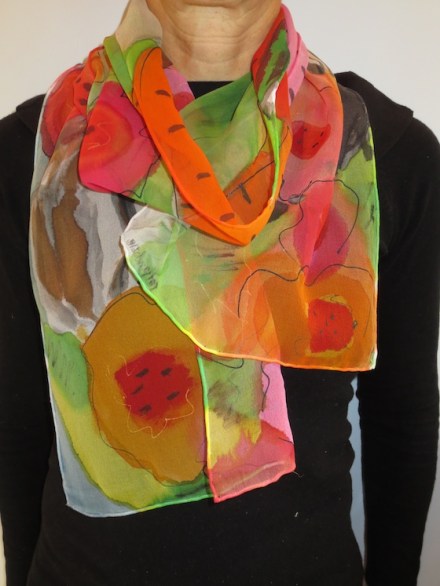 Man-and-woman-hand-painted-silk-scarf